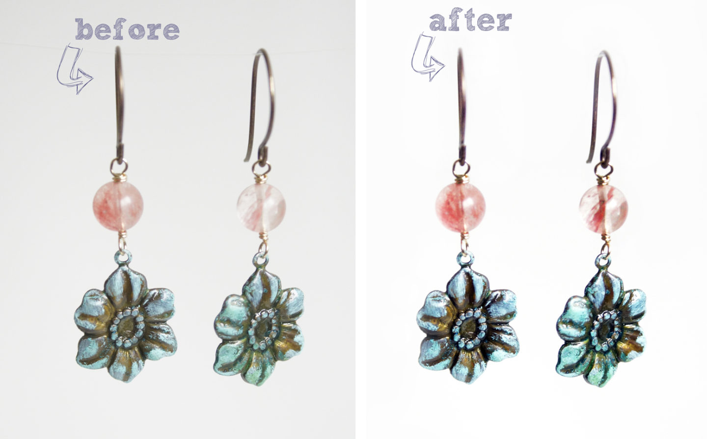 How to re-touch jewelry pictures!