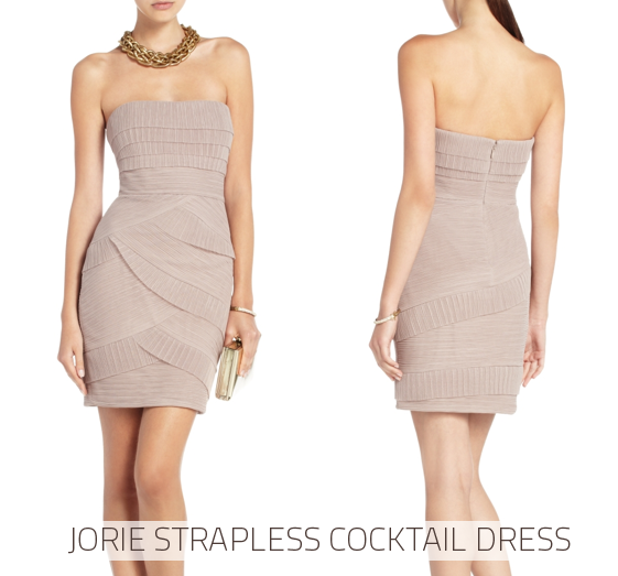 Currently Obsessed // BCBG JORIE STRAPLESS COCKTAIL DRESS