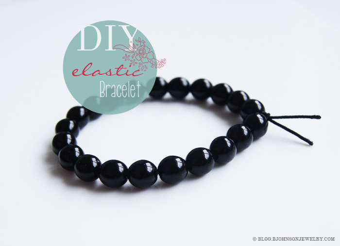 how to knot elastic bracelet