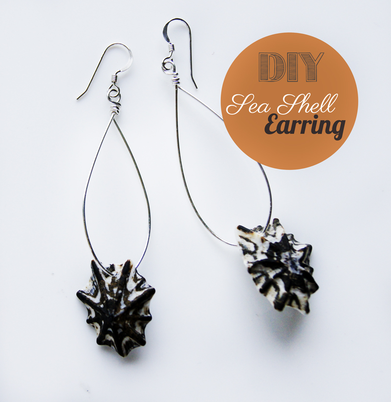 DIY: Sea Shell Wire Earrings