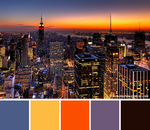 Color Palette – New York Skyline