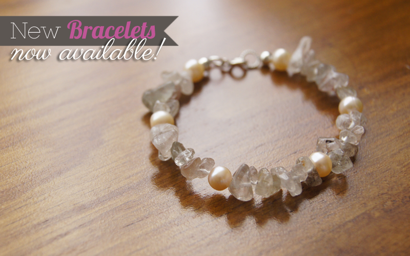 Chips and Freshwater Pearl Bracelets  – Now available!