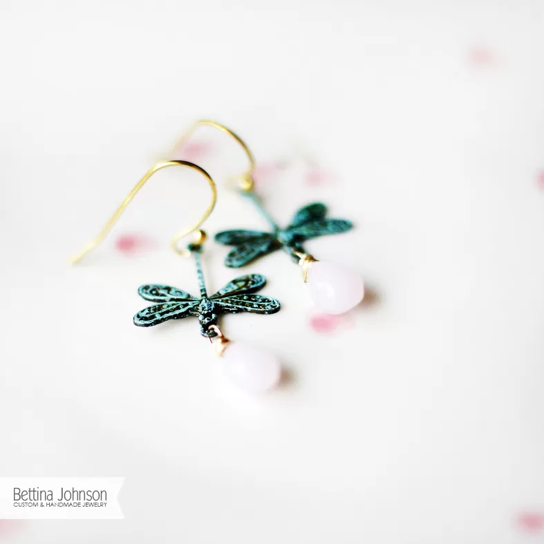 Jewelry // Patina Dragonfly Earring
