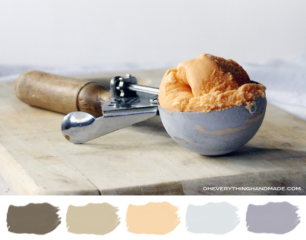 Color Palette // Ice Cream in a scoop