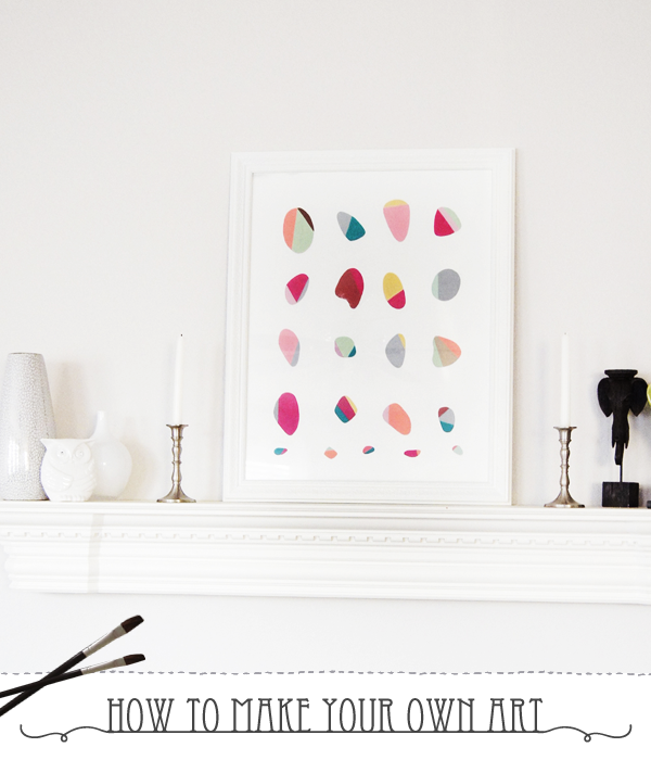 DIY // How to make your own beautiful art piece