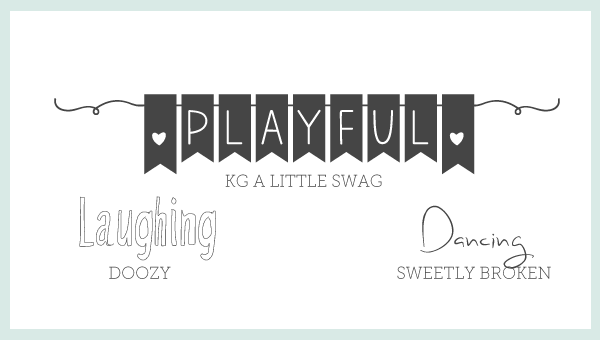 Free Font Friday // 3 Playful Fonts