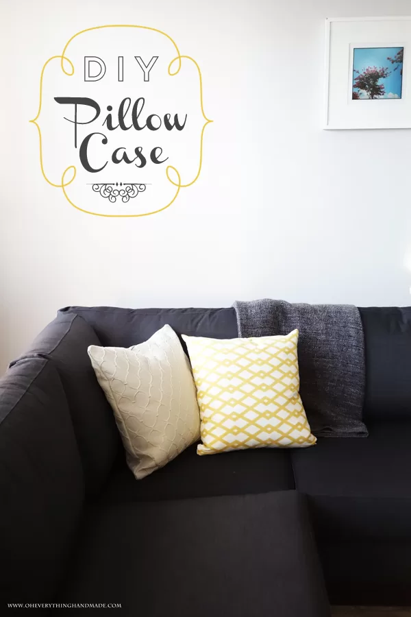 DIY // Pillow Case