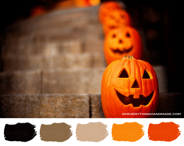 Color Palette // Pumpkin decor