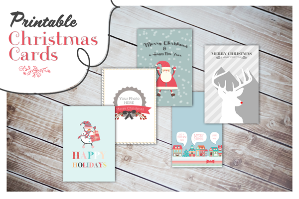 Printable // Merry Christmas Cards