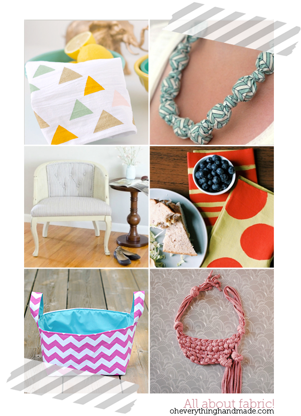 DIY Roundup // All about fabric