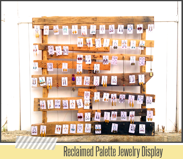 DIY // Reclaimed Palette Jewelry Display
