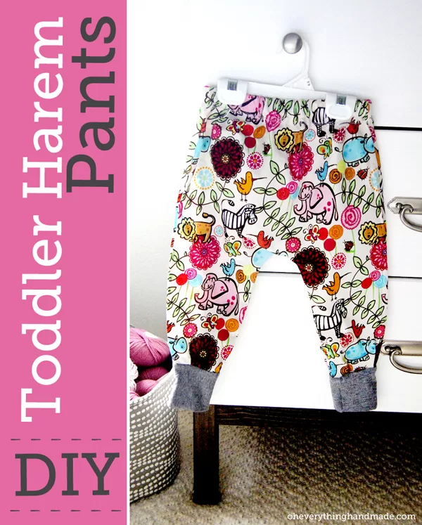 harem pants pattern