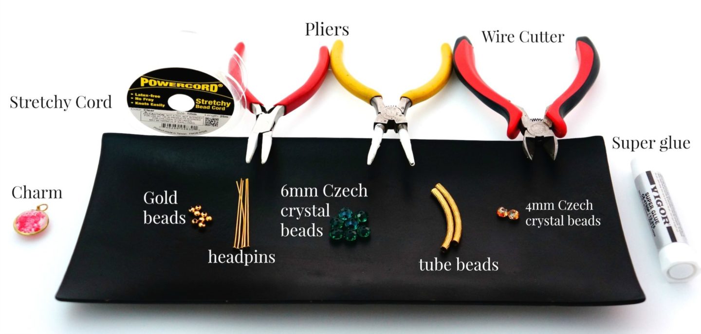 Cluster Bead Bracelet-tools