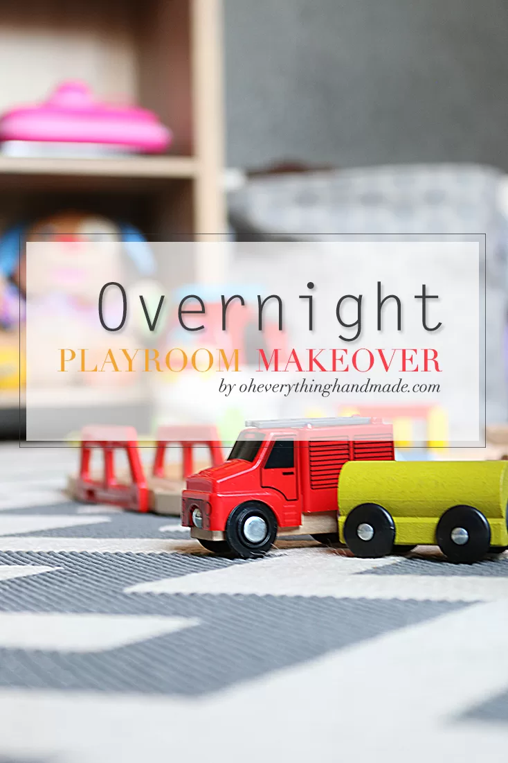 Overnight Playroom Makeover