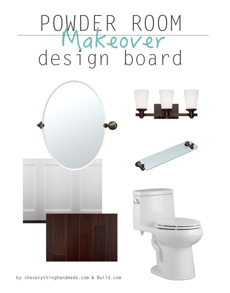 Powder Room Makeover – Design Board