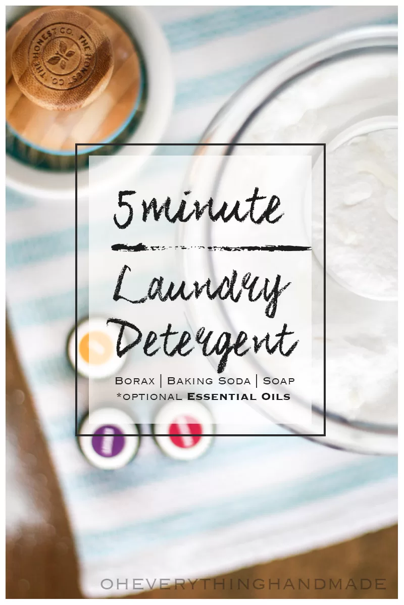 5-minute Laundry Detergent
