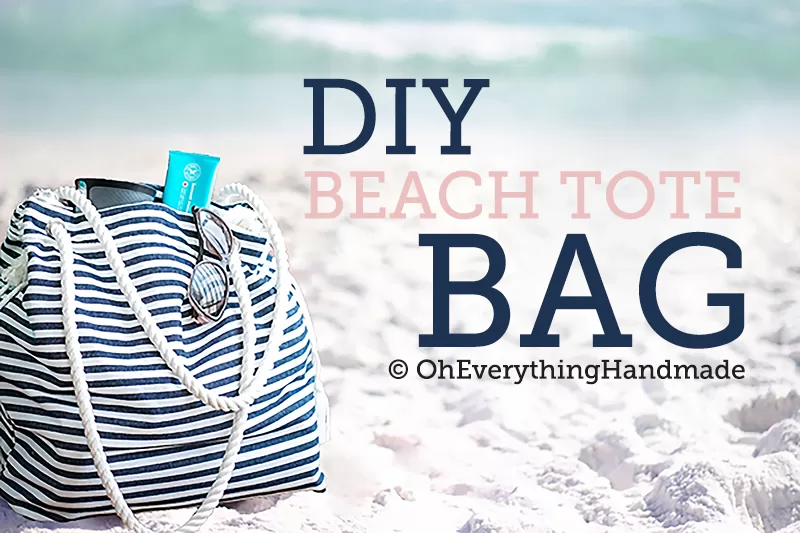 Beach Tote bag DIY bags ideas crafts ideas