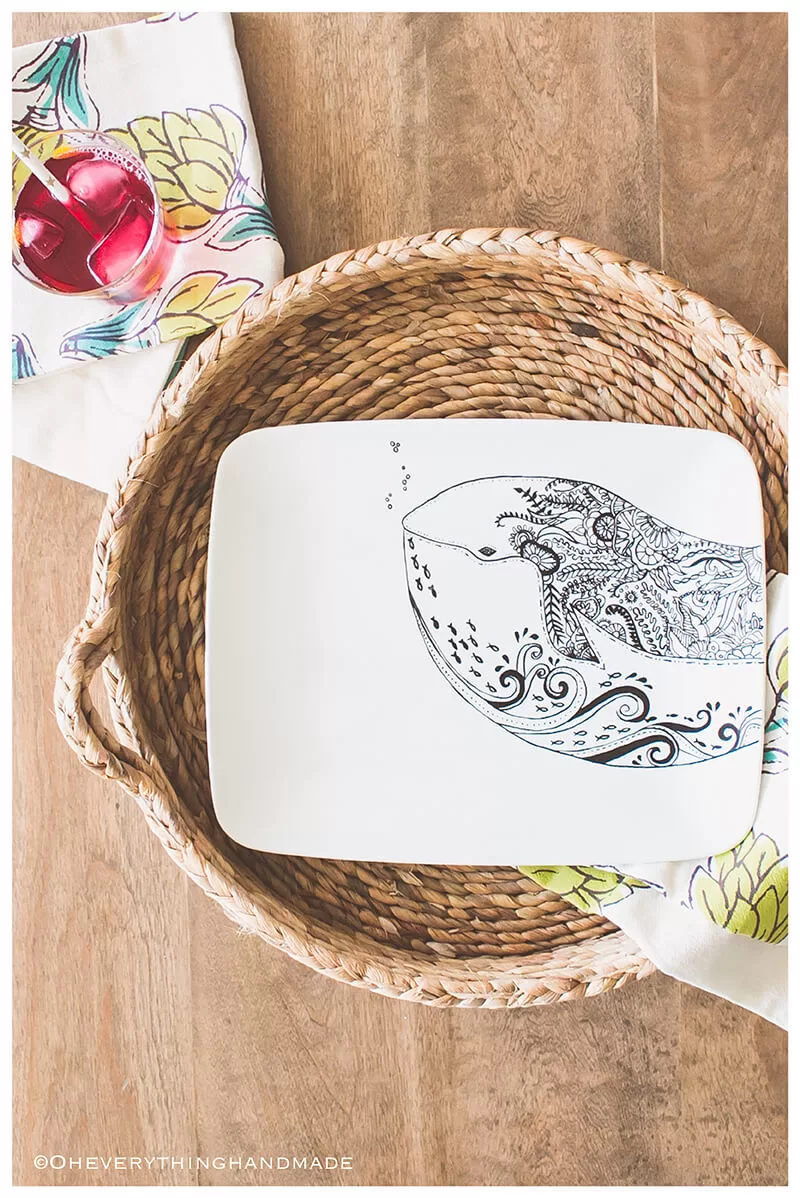 Plate coloring DIY Painting Ideas