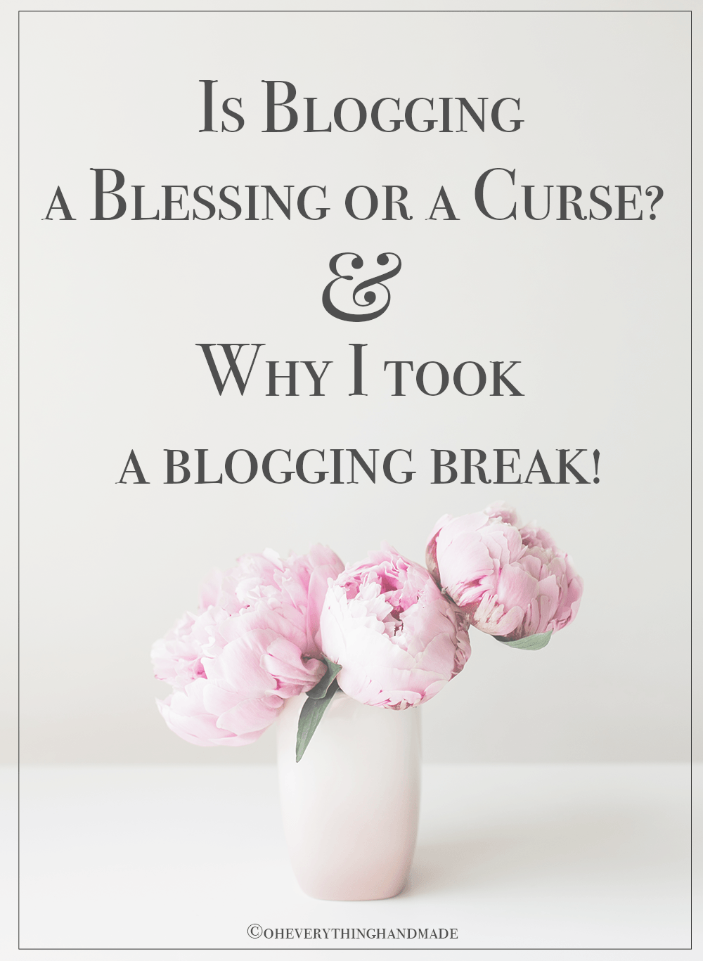 Is Blogging a Blessing or a Curse?