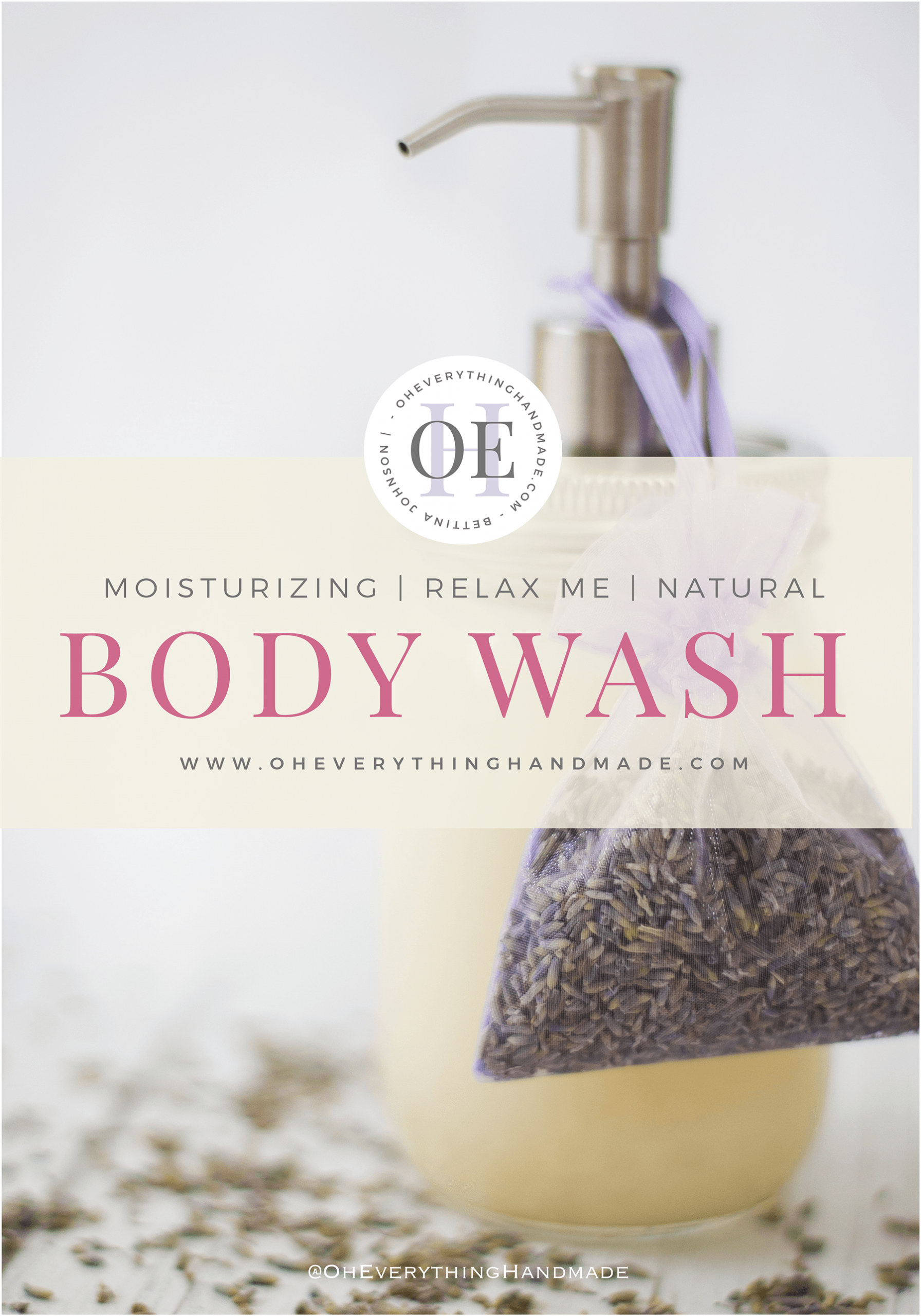 Moisturizing Relax Me Natural Body Wash
