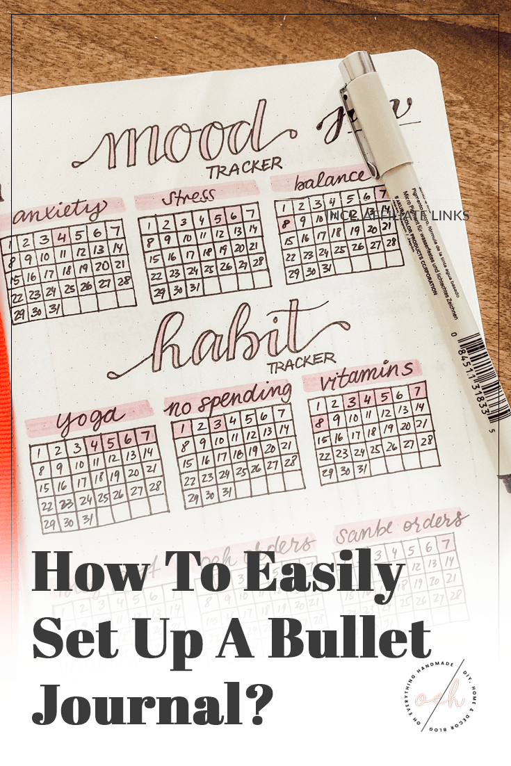 How To Easily Set Up A Bullet Journal