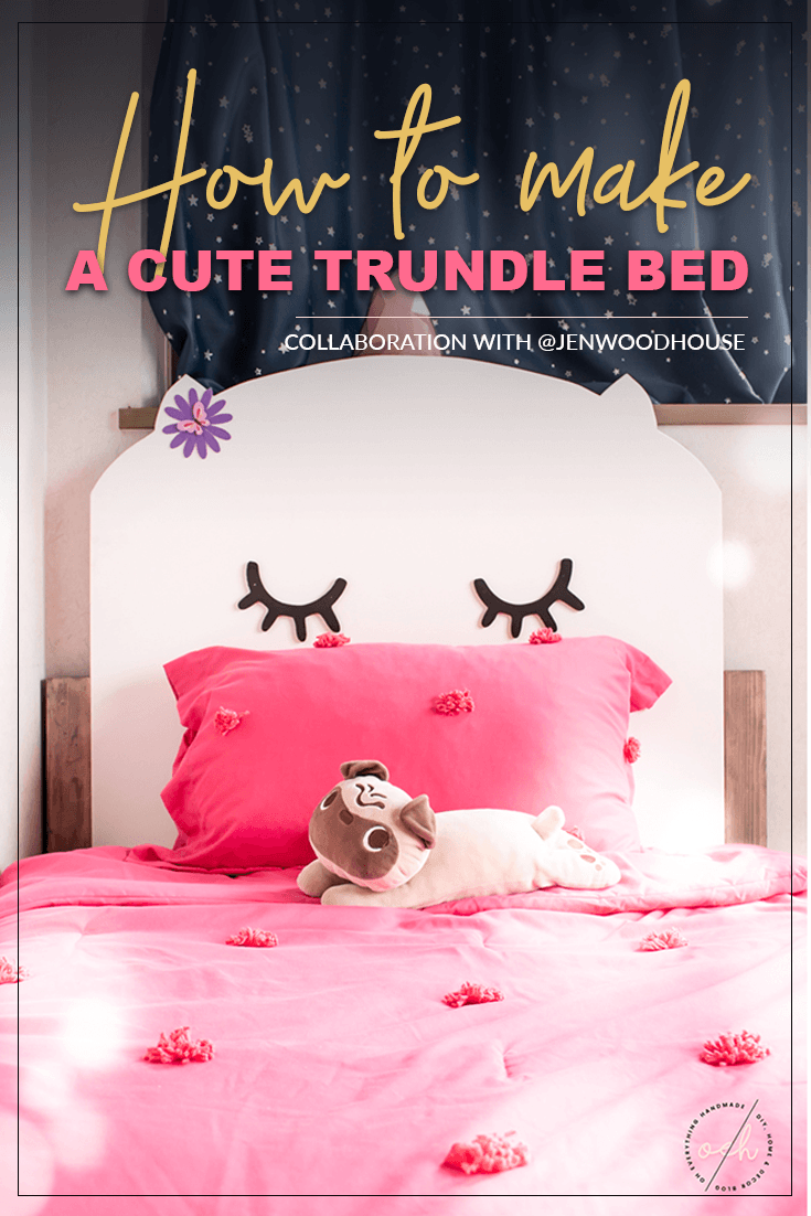 How To Make A Cute Trundle Bed - collaborations with Jenwoodhouse.com