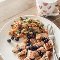 GF | Vegan Tofu & Potato scramble