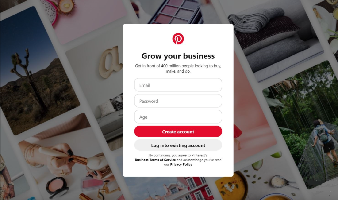 Create a Pinterest Business Account